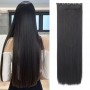 Extensie tresa de par cu 5 Clips-uri Full Head dreapta de 70 cm, Brunet CYF7098LA1#